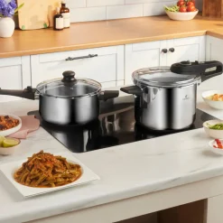 Karaca Ruggersteel Schnellkochtopf 4+6 Lt