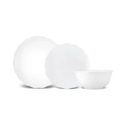 Karaca Scalloped 18-teiliges Tafelservice für 6 Personen