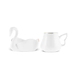 Karaca Schwan Kaffeetassen-Set für 6 Personen