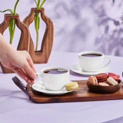 Karaca Seashell 200 ml Teetasse für 6 Personen