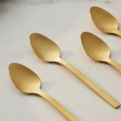 Karaca Sedir Gold 6-teiliges Teelöffel-Set in Box