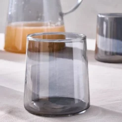 Karaca Serene 7-teiliges Gläser Set, Anthrazit