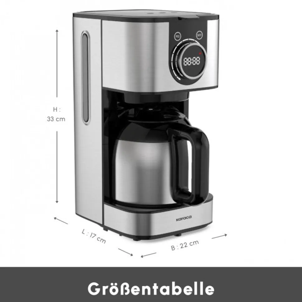 Karaca Series 2303 Stahl Filterkaffeemaschine