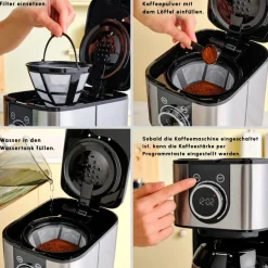 Karaca Series 2303 Stahl Filterkaffeemaschine