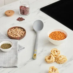 Karaca Silva Silikon Löffel, 33,5 cm, Grau