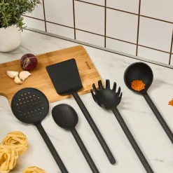 Karaca Simple 5-teiliges Küchenutensilien-Set, Schwarz