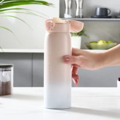 Karaca Skyfall Stahl Auslaufsichere Thermoskanne 500 Ml Rosa