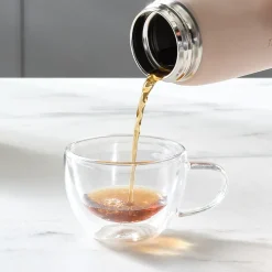 Karaca Skyfall Stahl Auslaufsichere Thermoskanne 500 Ml Rosa