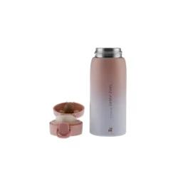 Karaca Skyfall Stahl Auslaufsichere Thermoskanne 350 ml Rosa
