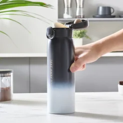 Karaca Skyfall Stahl Leakproof Thermos 500 Ml Schwarz