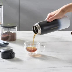 Karaca Skyfall Stahl Leakproof Thermos 500 Ml Schwarz