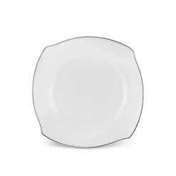 Karaca Square Bone Eterno 53-teiliges 12-Personen Geschirrset Platin