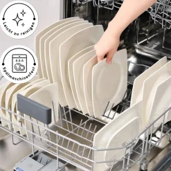 Karaca Square Bone Jamie White 52-Teiliges 12-Personen Geschirrset