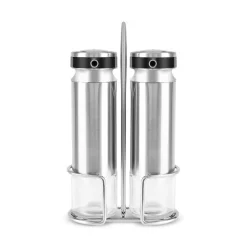 Karaca Stellum, 3-teiliges Öl- und Essigflaschen-Set, Inox