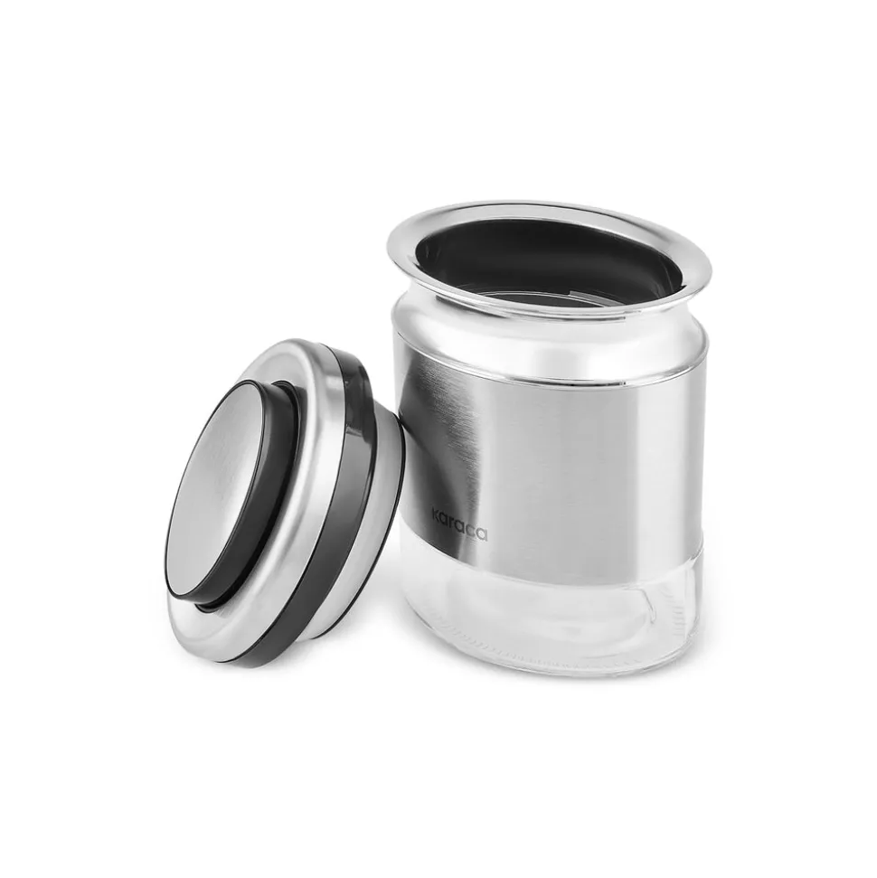 Karaca Stellum, Vorratsglas, 480ML, Inox