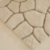 Karaca Stone Badvorleger, 50 × 80 cm, Offwhite