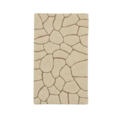 Karaca Stone Badvorleger, 60 × 100 cm, Offwhite