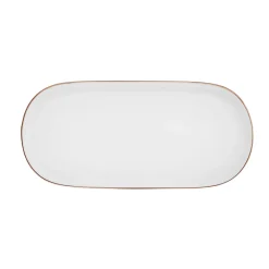 Karaca Stream Bone China Favaro 53-teiliges Tafelservice für 12 Personen, Gold