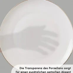 Karaca Stream Bone Middle 56-Teiliges 12-Personen Geschirrset