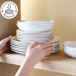 Karaca Stream Bone Middle 56-Teiliges 12-Personen Geschirrset