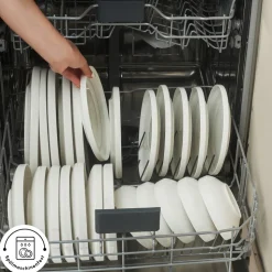 Karaca Stream Bone Sirius 53-Teiliges 12-Personen Tafelservice Weiß