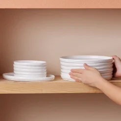 Karaca Stream Bone Sunset, 34-Teiliges 6-Personen Frühstücksset Gold