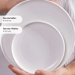 Karaca Stream Pure Cordelia 20-Teiliges 6-Personen Frühstücksset