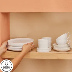 Karaca Stream Pure Favaro 38-Teiliges 6-Personen Frühstücksset