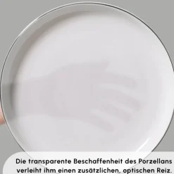 Karaca Streamline Favaro 53-Teiliges 12-Personen Geschirrset Platin