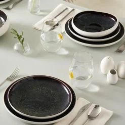 Karaca Streamline Galactic Reactive Geschirrset 59 Teilig für 12 Personen