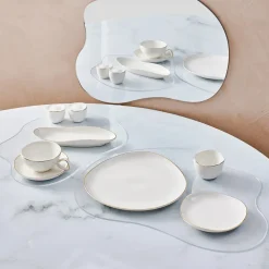 Karaca Streamline Middle Gold 28 Teile für 6 Personen Frühstücks-/Service-Set