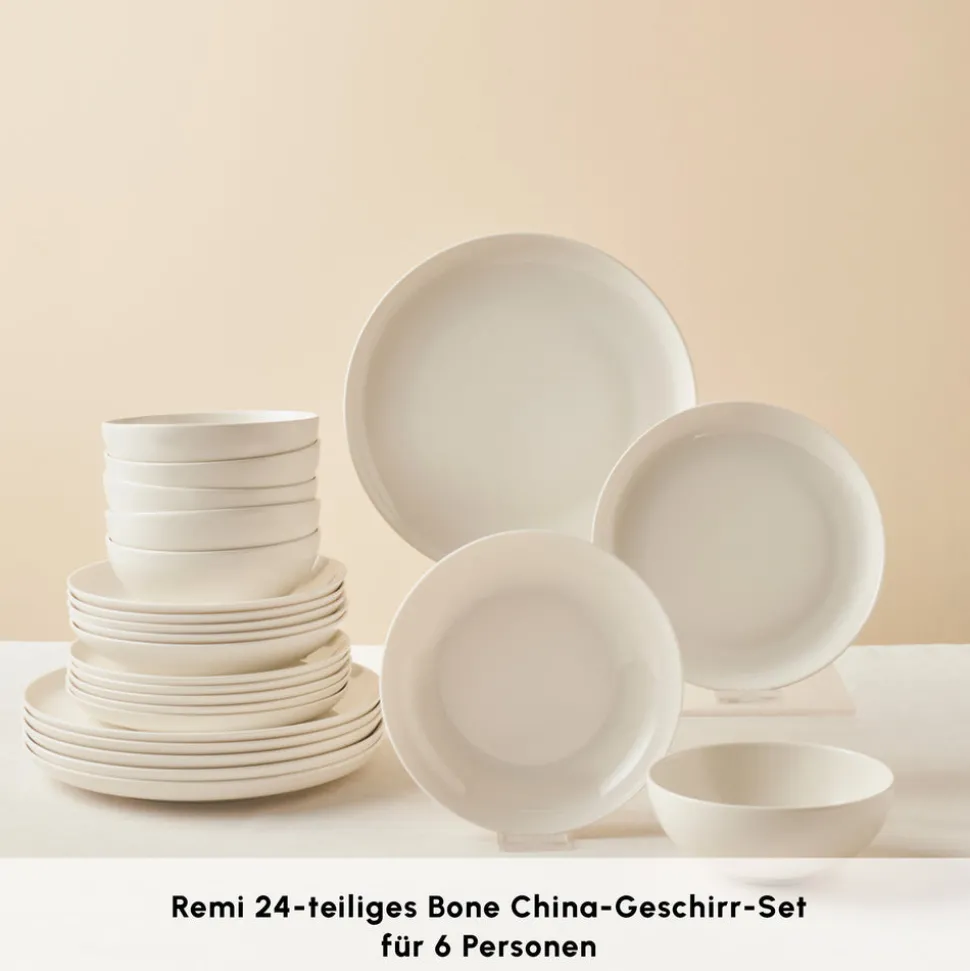 Karaca Streamline Remi 24-teiliges Tafelservice für 6 Personen