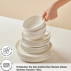 Karaca Streamline Remi 24-teiliges Tafelservice für 6 Personen