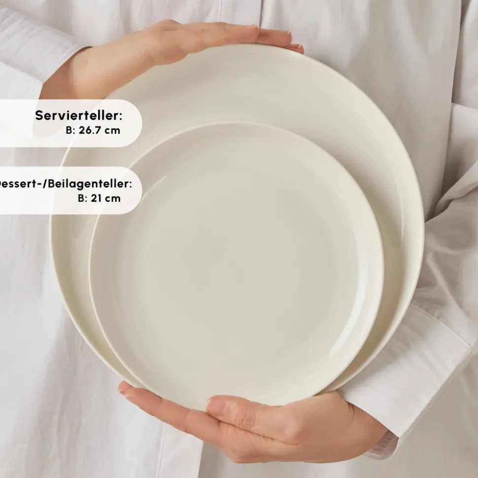 Karaca Streamline Remi 24-teiliges Tafelservice für 6 Personen