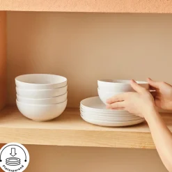 Karaca Streamline Remi 24-teiliges Tafelservice für 6 Personen