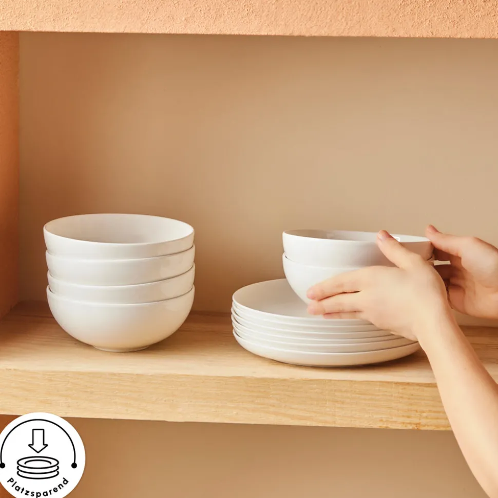 Karaca Streamline Remi 24-teiliges Tafelservice für 6 Personen