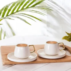 Karaca Streamline Saturn 2er-Set Kaffeetassen