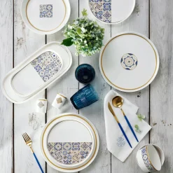 Karaca Streamline Ventura New Generation Bone 59 Teilig Geschirrset für 12 Personen