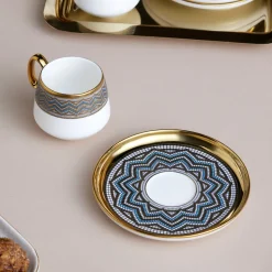 Karaca Suadiye Kaffeetassen-Set für 6 Personen, 90 ml