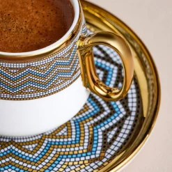 Karaca Suadiye Kaffeetassen-Set für 6 Personen, 90 ml
