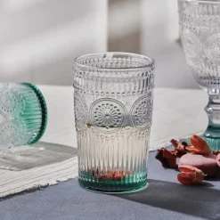 Karaca Sunflower Getränke Glas, Grün