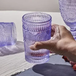 Karaca Sunflower Trinkglas, Lila