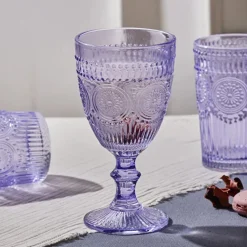 Karaca Sunflower Weinglas, Lila