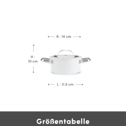 Karaca Swiss Crystal Almond Cream Wokpfanne mit Griff 28 cm