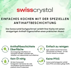 Karaca Swiss Crystal Almond Cream Induktionsfähiges 7-teiliges Töpfe-Set