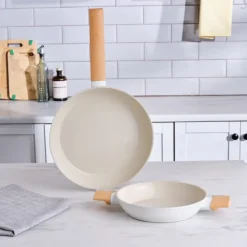 Karaca Swiss Crystal Almond Cream, Pfannen Set, Induktion