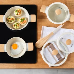 Karaca Swiss Crystal Almond, 6 teiliges Schmortopf Set, Induktion