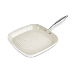 Karaca Swiss Crystal Almond Cream Stielgrill 28 cm