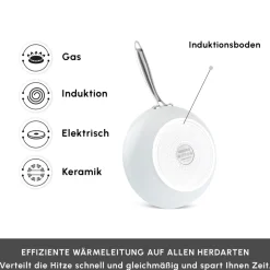 Karaca Swiss Crystal Almond Cream Saucenpfanne 14 Cm