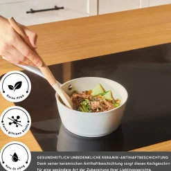 Karaca Swiss Crystal Almond Cream Saucenpfanne 16 Cm